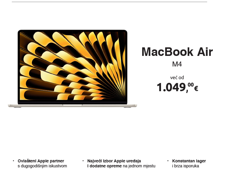 Laptop APPLE MacBook Air M4
